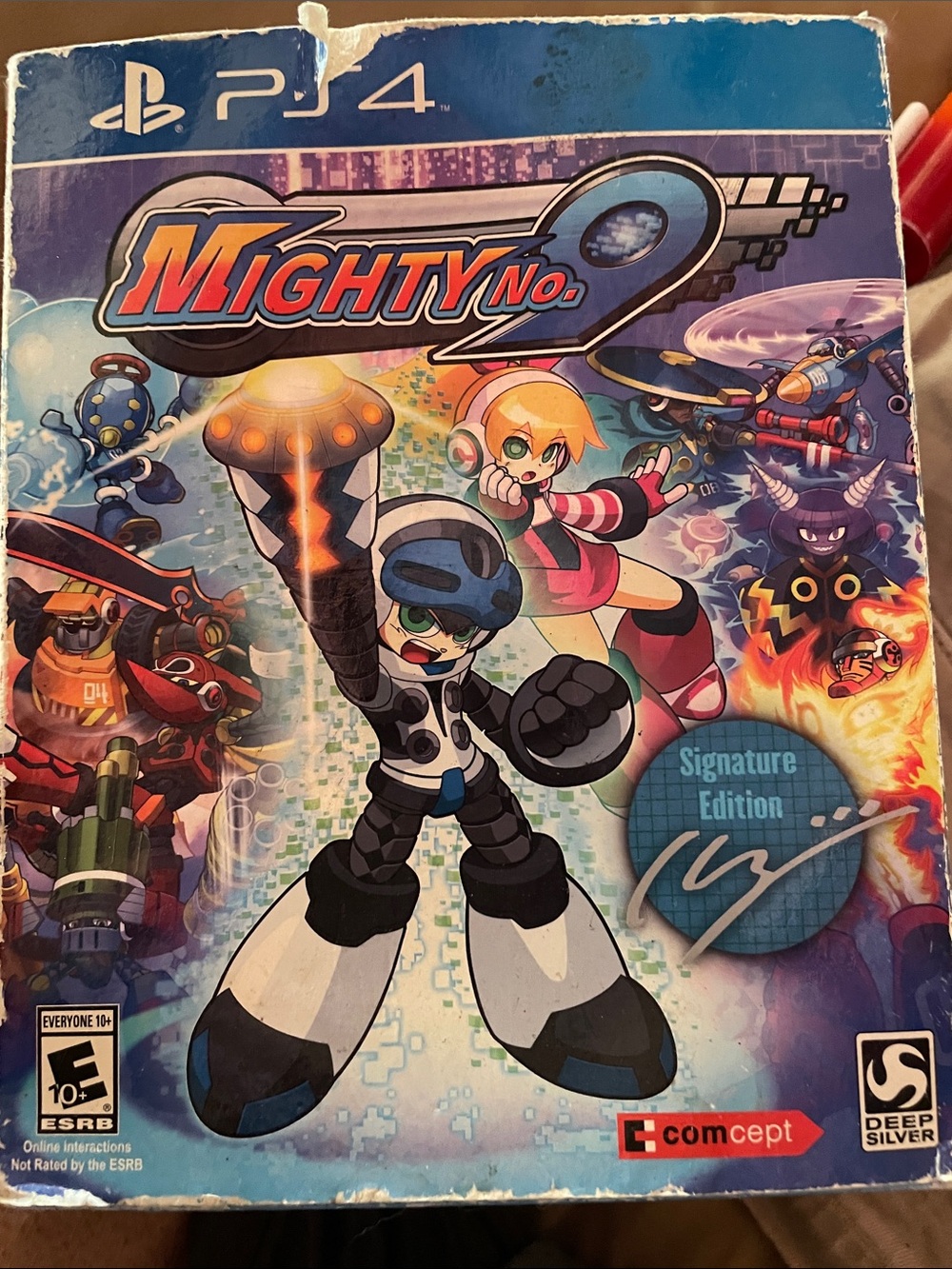 Mighty No. 9 Signature Edition PS4 Game - Blue Artwork